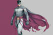 design cool superhero character art