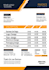 design invoice, letterhead template