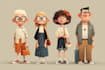 draw cartoon mascot character illustration