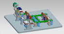 design 2d and 3d press tools, fixtures, simulation , stamping tool using cad