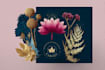 design a unique botanical boho logo