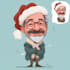 draw christmas cartoon caricature
