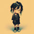 do chibi and emoji in cute anime style