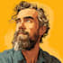 create a face into color vector art portrait