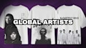 create a modern shirt design inspired by global artists