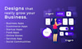 design modern UI UX screens in figma for web and mobile