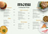 design a professional restaurant menu using canva