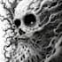 make a dark art illustration, graphic design