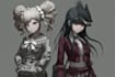 make an danganronpa inspired character in anime style