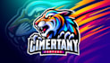 design feline predator mascot logo with free source files