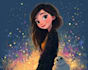 do cute disney cartoon portrait
