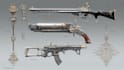 create game  weapon design and illustration