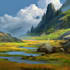 craft stunning 2d concept art and digital illustrations