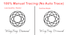 vector trace, redraw, or convert logo to vector