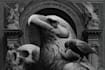 create dark art, black white artwork, occult, death metal artwork