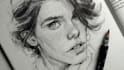 draw pencil sketch portrait