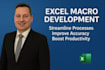 create, modify, and debug excel vba macros and automations