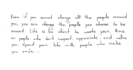 write anything with my beautiful handwriting
