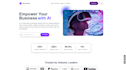 build a responsive landing page with react nextjs tailwind