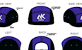 design a hat and cap with tech pack with mockup