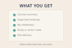 summarize your video, lecture, PDF into clear notes