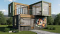 design 3d modular houses, container home, office design, kiosk