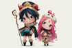 draw a cute chibi character