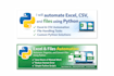 automate excel, csv, and files using python scripts