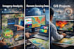 analyze satellite imagery and remote sensing data for gis projects