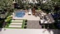 make you a 3d landscape garden design of your backyard