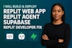 build deploy replit web app replit agent supabase, replit developer fix replit