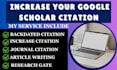 increase google scholar citation, backdated citation h index using researchgate
