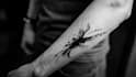custom an abstract black tattoo design