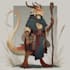 make fantasy or dnd party illustration