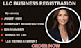 form  your US llc register ein setup asset protection business structure