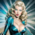 draw a sexy nsfw bombshell in comic style