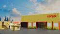 create signboards, shop front mockups and brandings