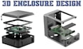 design 3d printed or manufacturable enclosures for  electronics and pcb projects