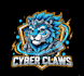 create a cyber tiger mascot logo with t shirt design