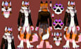 draw nsfw ref sheet, sfw reference sheet, fursona ref sheet, anthro ref sheet