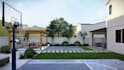 reconvert existing architectural drawings into modern designs, landscape render