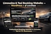 create booking website for limousine taxi lite speed for vtc wordpress website