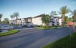 sketchup model 3d landscape aerial render, residential development,street layout