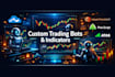 create ninja trader bot, trading strategy bot, pinescript bot, atas