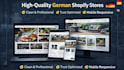 design, redesign professional german shopify store, deutsch dropshipping