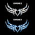 create shiny 3d chrome logo
