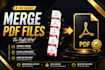 merge, combine and organize PDF files fast