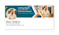 design modern linkedin, facebook banners