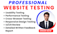 professionally test your website for bugs, usability and performance