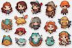 design custom cartoon stickers and sticker sheets